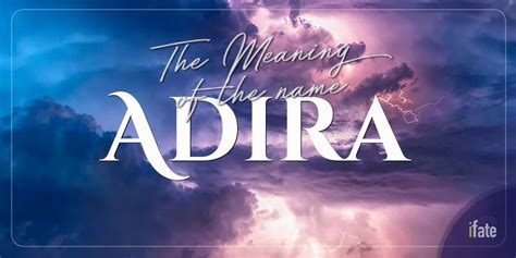 meaning of the name adira